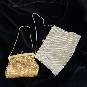 Set of gorgeous antique evening bags. Needs repairs, read description!